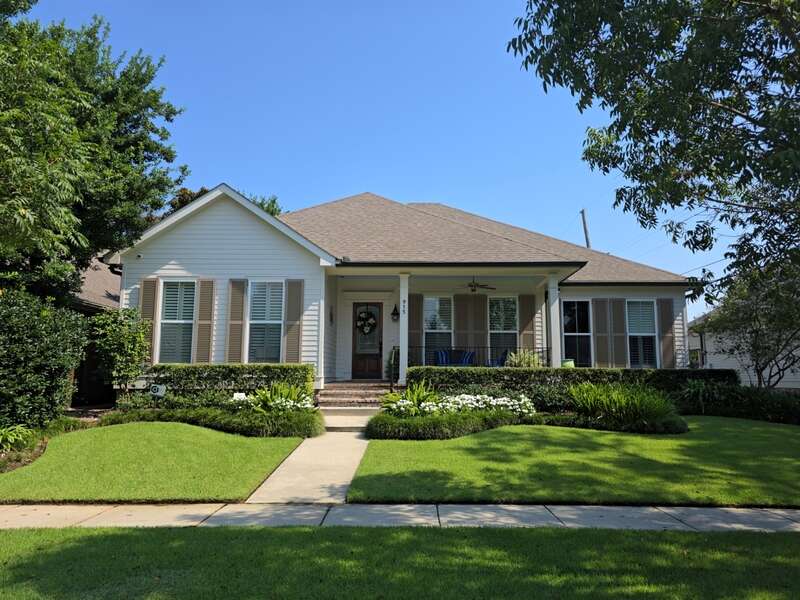 The home documented in the exterior and roof report