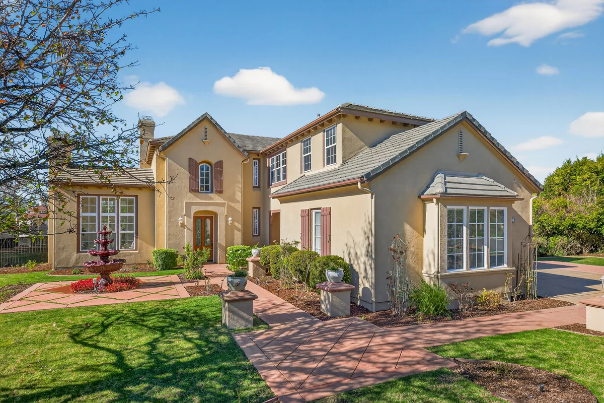 Exterior of the home featured in the live sample tour